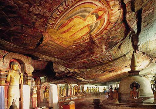 Golden temple of Dambulla - Sri Lanka