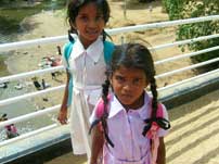 Little girls in Sri Lanka